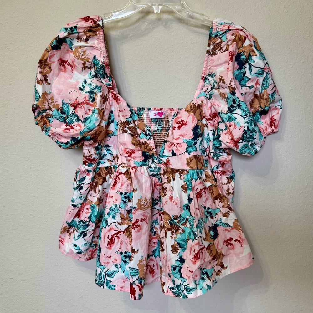 Buddy Love Houston Puff Sleeve Top